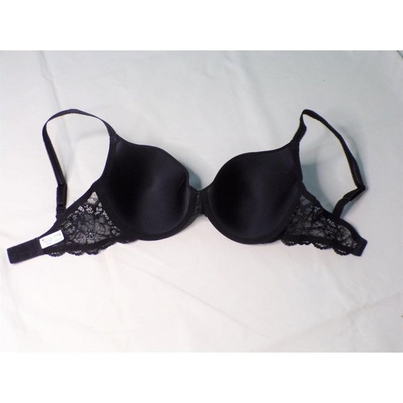 WACOAL French Garden Seamless Underwire T-Shirt Bra #85340 Black 36D NEW - Picture 8 of 8